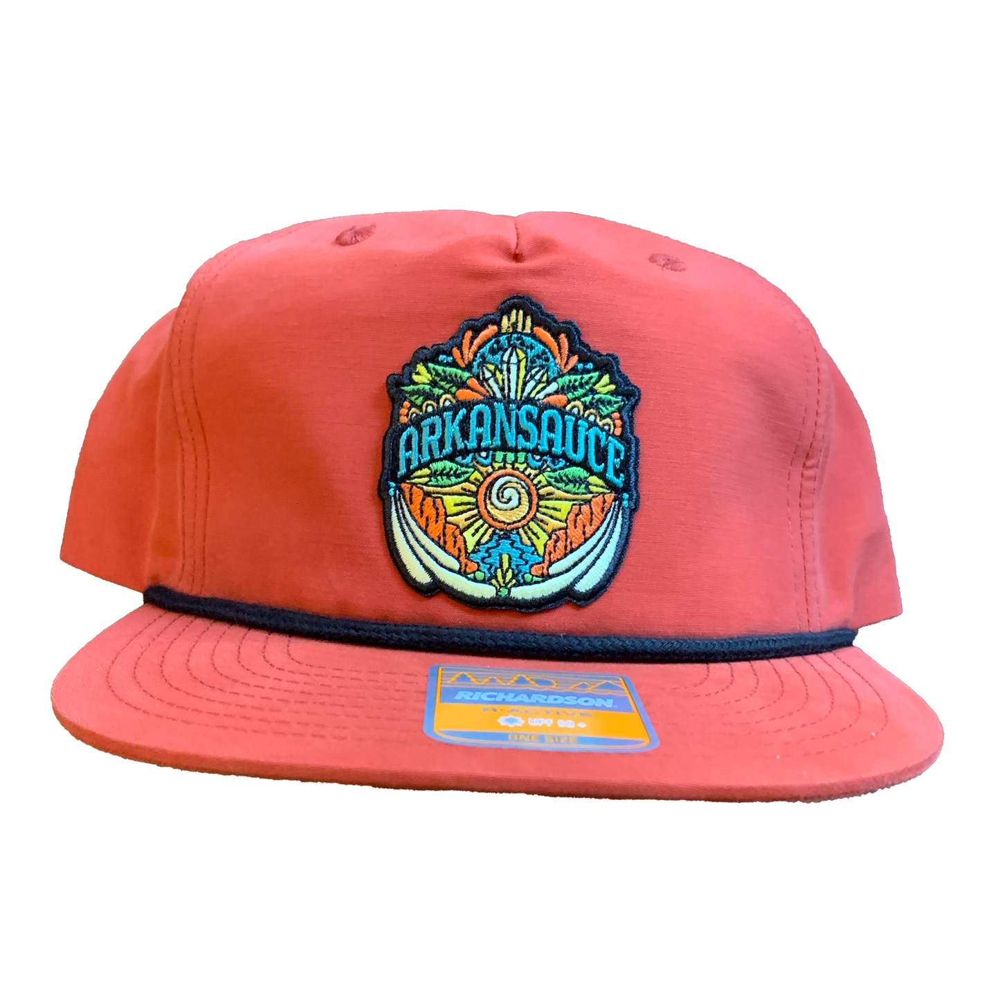 Patch Rope Hat Orange