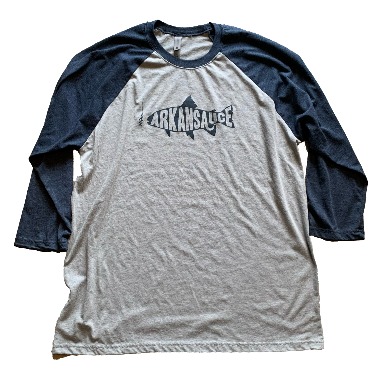 Arkansauce Fish Baseball-Style T-Shirt